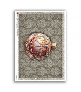 Victorian Rose Ornament