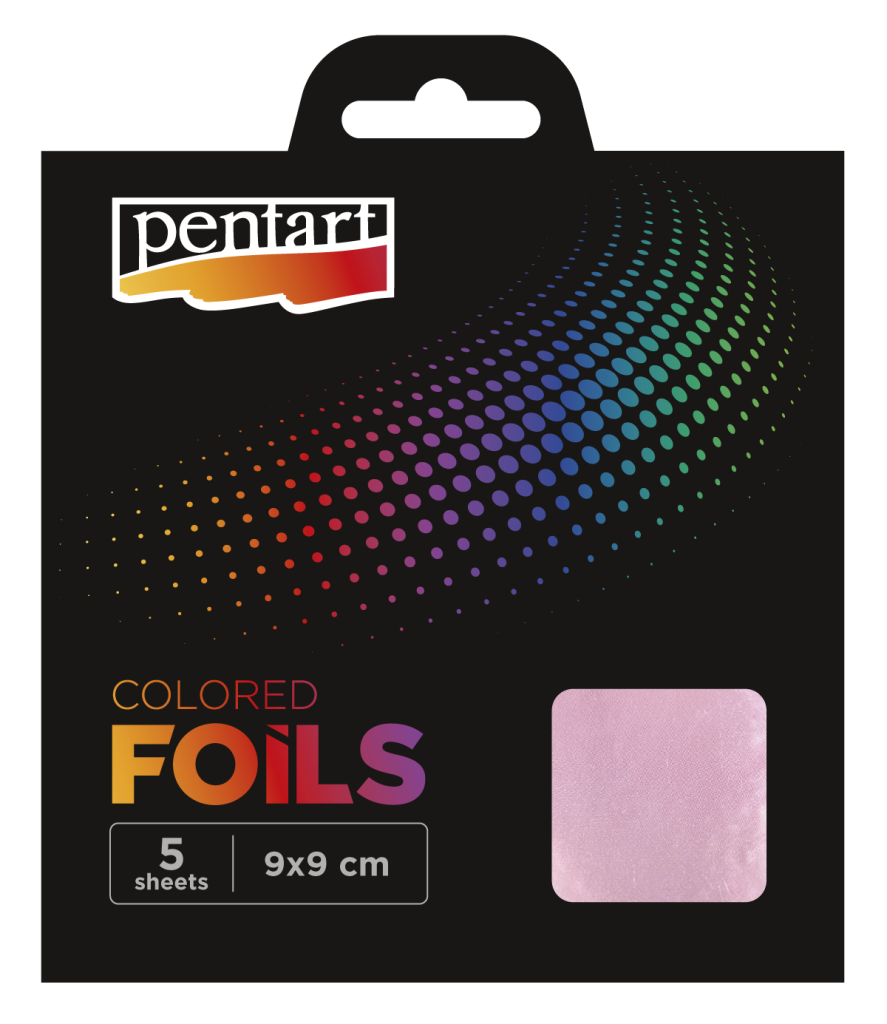 Colored Foil Sheets 5 Sheets Pack