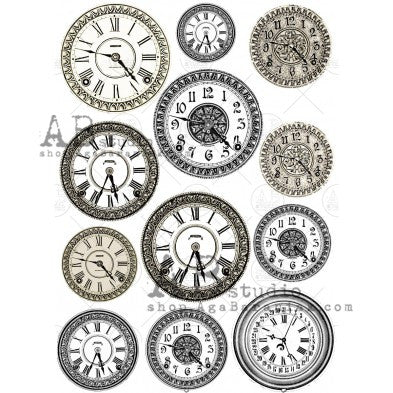 Timeless Clock Faces – Vintage Collection