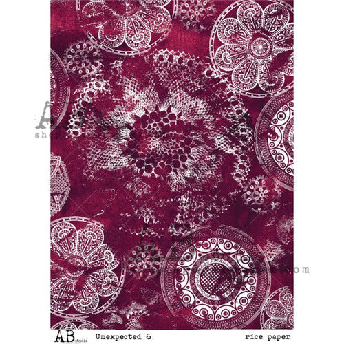 AB Studios Rice Paper A4 Magenta Unexpected #006