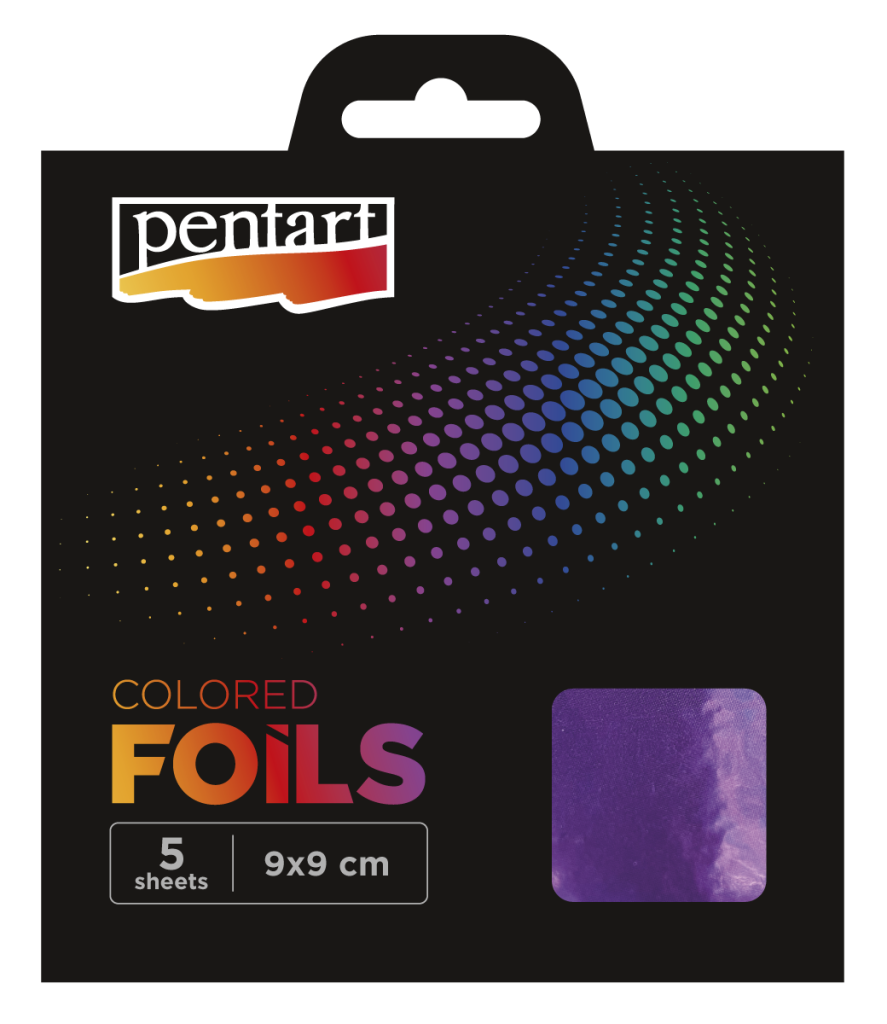 Colored Foil Sheets 5 Sheets Pack