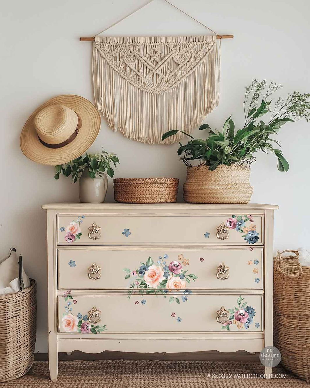Redesign Decor Transfers® - Watercolor Bloom