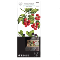 Decor Transfers® - Sweet Berries - 3 sheets, 6"x12"