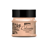 Delicate Metallic Paint, design by Pentart, arts & entertainment > hobbies & creative arts > arts & crafts, for decoupage and crafting