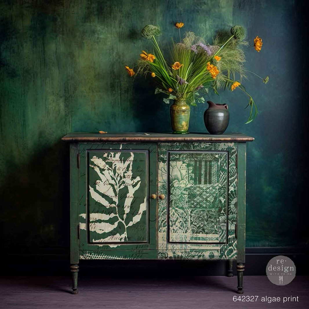 Redesign Décor Transfers® - Algae Print size 14"x 22" and 15"x23"