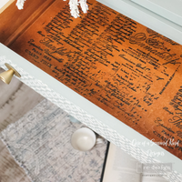 CLEARLY-ALIGNED DÉCOR STAMPS – Handwritten Note – 12×12 clear cling
