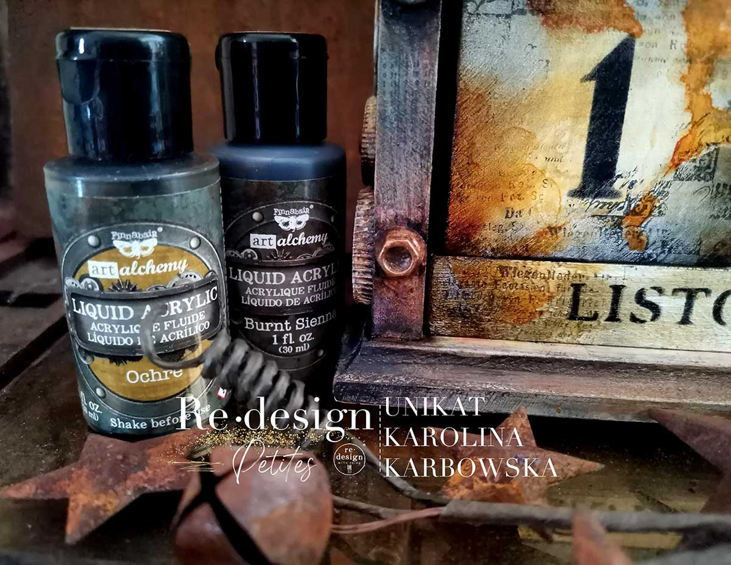 Art Alchemy - Liquid Acrylics - Ochre Acrylic
