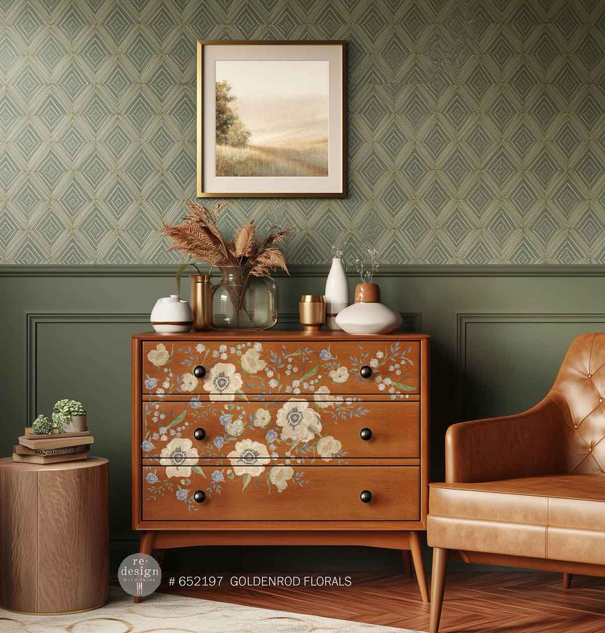 Decor Transfers® - Goldenrod Florals