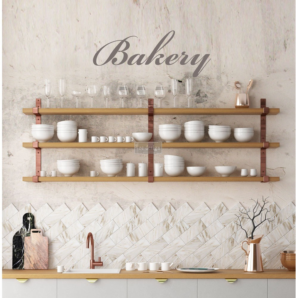 Redesign Transfer - Fresh Bakery Word Transfer
