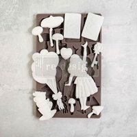 Decor Moulds® – Whimsy Craft Chronicles – 1 pc, 5″x8″x8mm