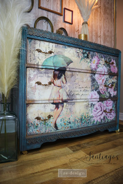 A1 Decoupage Fiber – Rainy Afternoon – 1 sheet, A1 size