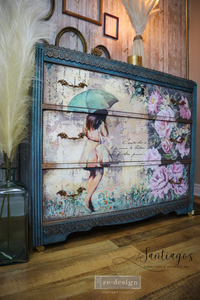 A1 Decoupage Fiber – Rainy Afternoon – 1 sheet, A1 size
