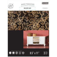 Decor Transfers® - Delicate Lace - 3 sheets, 8.5"x11"