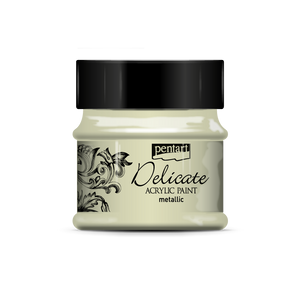 Delicate Metallic Paint, design by Pentart, arts & entertainment > hobbies & creative arts > arts & crafts, for decoupage and crafting