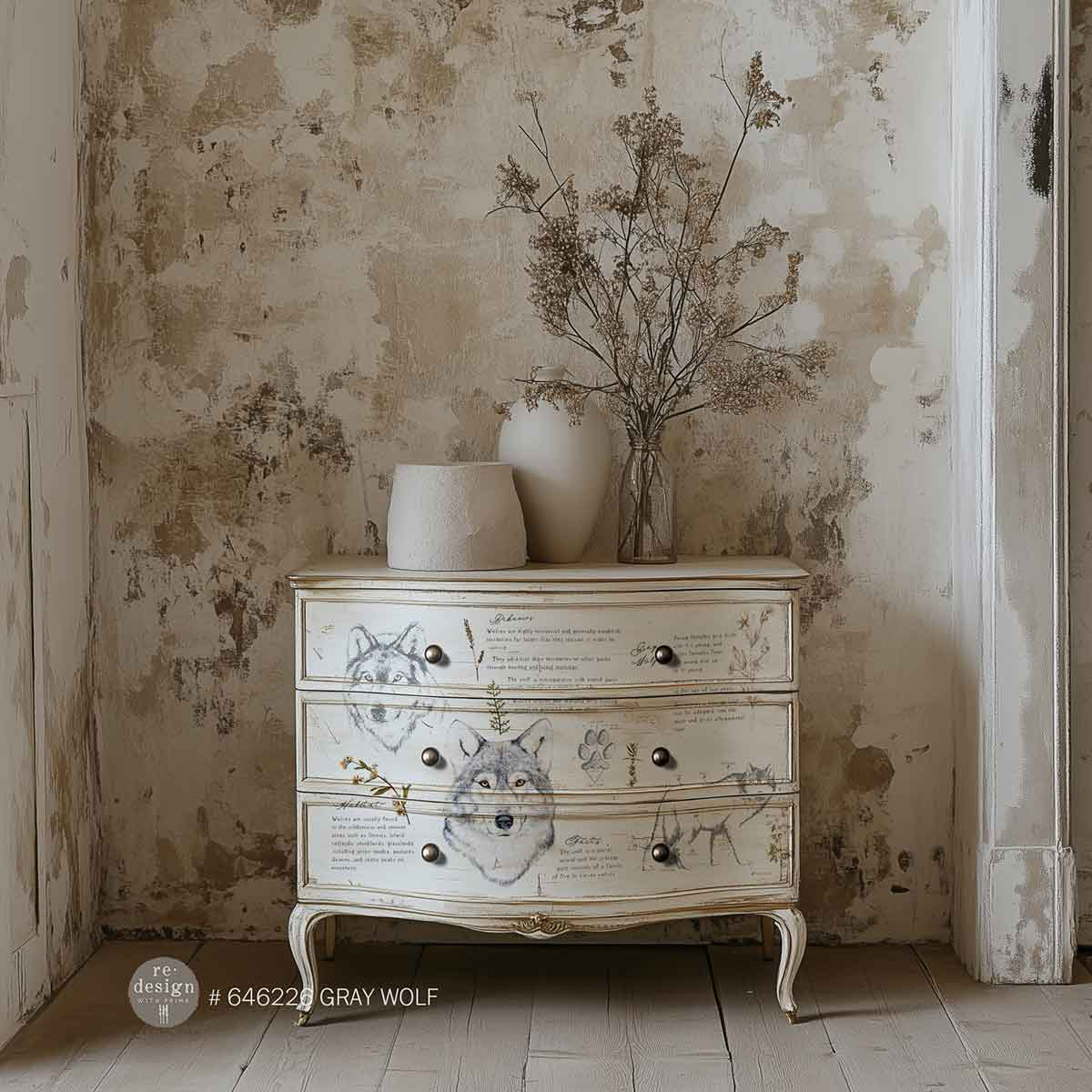 Redesign Decor Transfers® - Gray Wolf