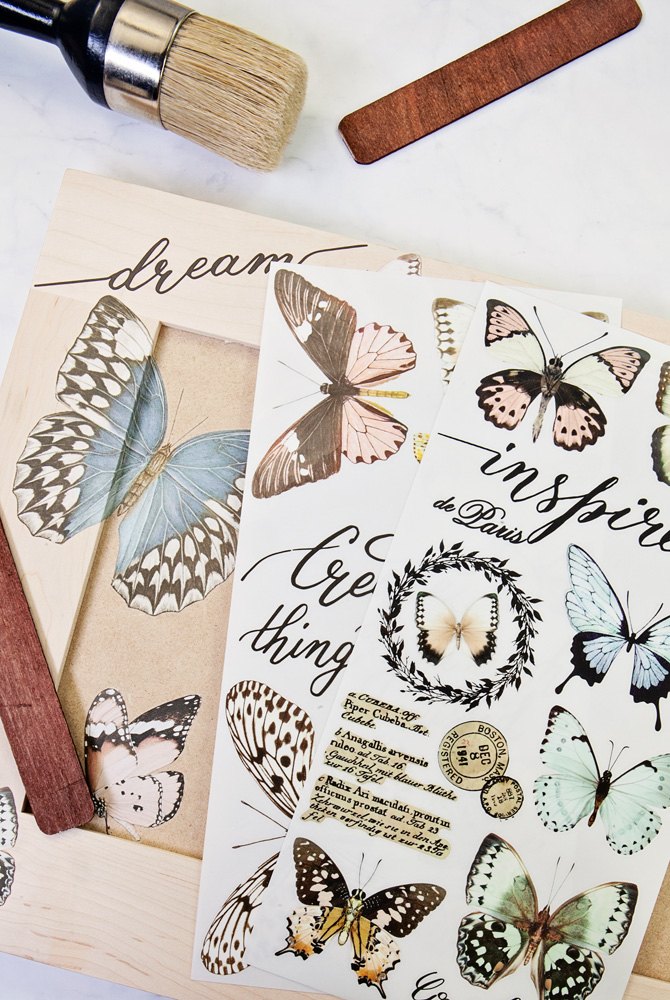 Small Transfers – Papillon Collection – 3 sheets, 6″x12″
