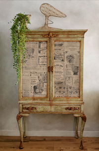 Decoupage Decor Tissue Paper – Newsprint – 1 sheet, 19″x30″