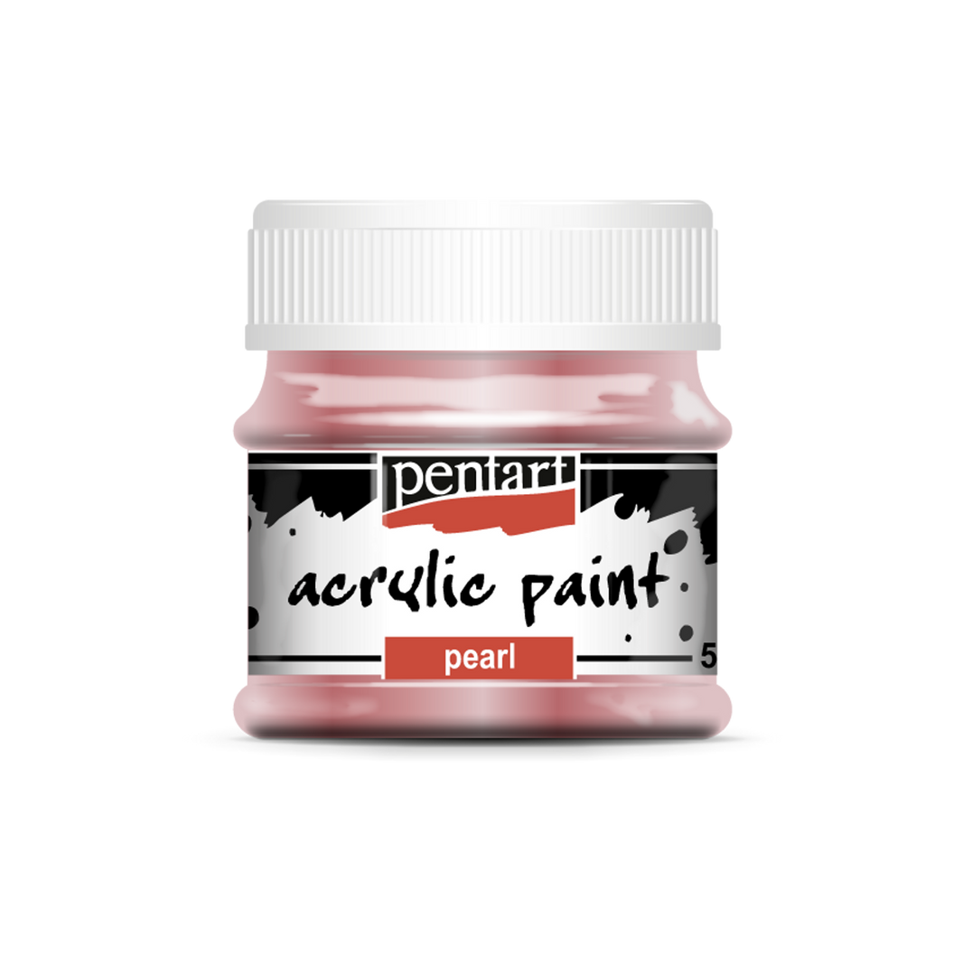 Acrylic Paint Pearl 50ml, design by Pentart, arts & entertainment > hobbies & creative arts > arts & crafts > art & crafting materials > craft paint, ink & glaze > art & craft paint, for decoupage and crafting