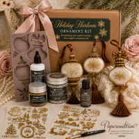 Holiday Heirloom Ornament Project Bundle Kit, Ornament Kit Features an elegant, Casa Mia Style Ornament KIt