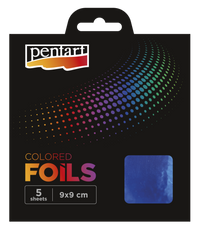 Colored Foil Sheets 5 Sheets Pack