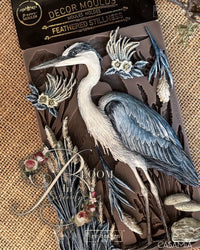 Decor Moulds® - Feathered Stillness, Heron Mould
