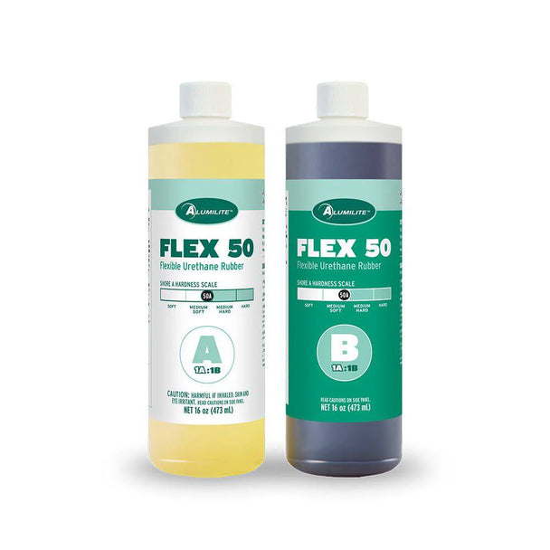 Alumilite Flex 50 Flexible Urethane Rubber 32oz, Flexible Resin