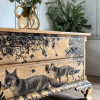 Decor Transfers® - Fox Meadows - total sheet size 24"x35", cut into 2 sheets