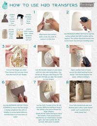 H2O Transfers Single Sheet Gold - Gilded Spring