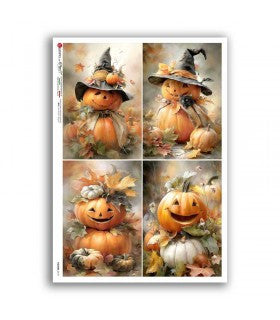 Pumpkin Characters Collage