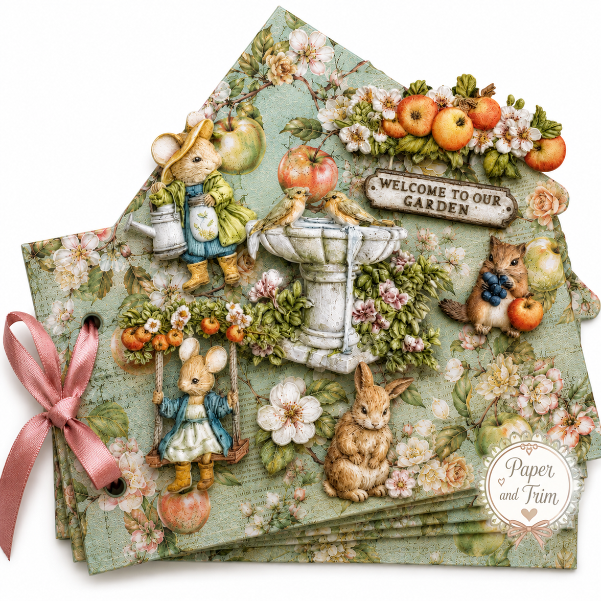 Tiny Gardeners Mould, Homegrown Collection Decor Moulds® - Tiny Gardeners
