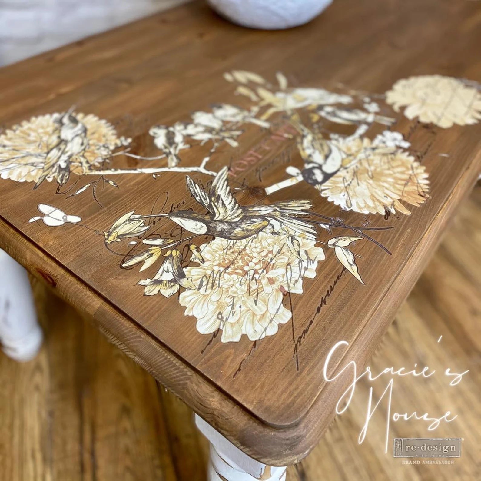 Large Rustic Vintage Transfer, Furniture Transfers