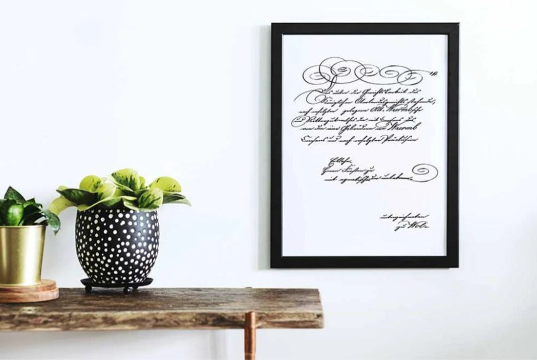 Secret Letter - 3 sheets, 6"x12" Secret Letter Decor Transfers