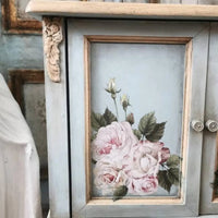 Delicate Roses Floral Furniture Transfer - Redesign with Prima Mini Decal
