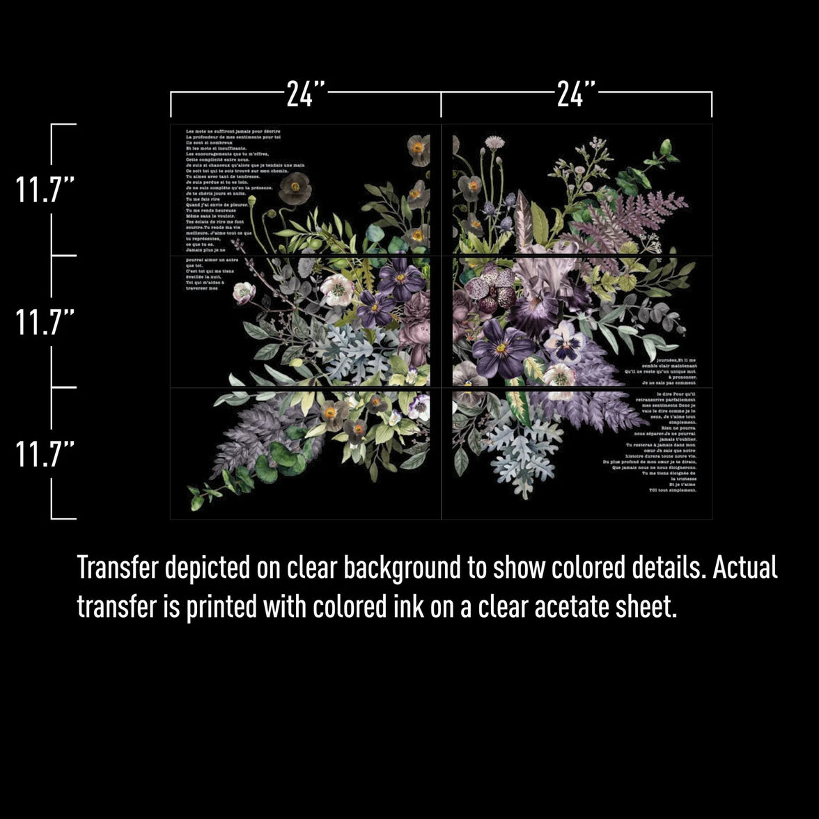 Vigorous Violet Transfer, Redesign Decor Transfers® - Vigorous Violet