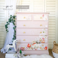 Decor Transfers® - Pretty in Peach Floral Transfers
