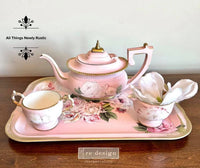 Delicate Roses Floral Furniture Transfer - Redesign with Prima Mini Decal