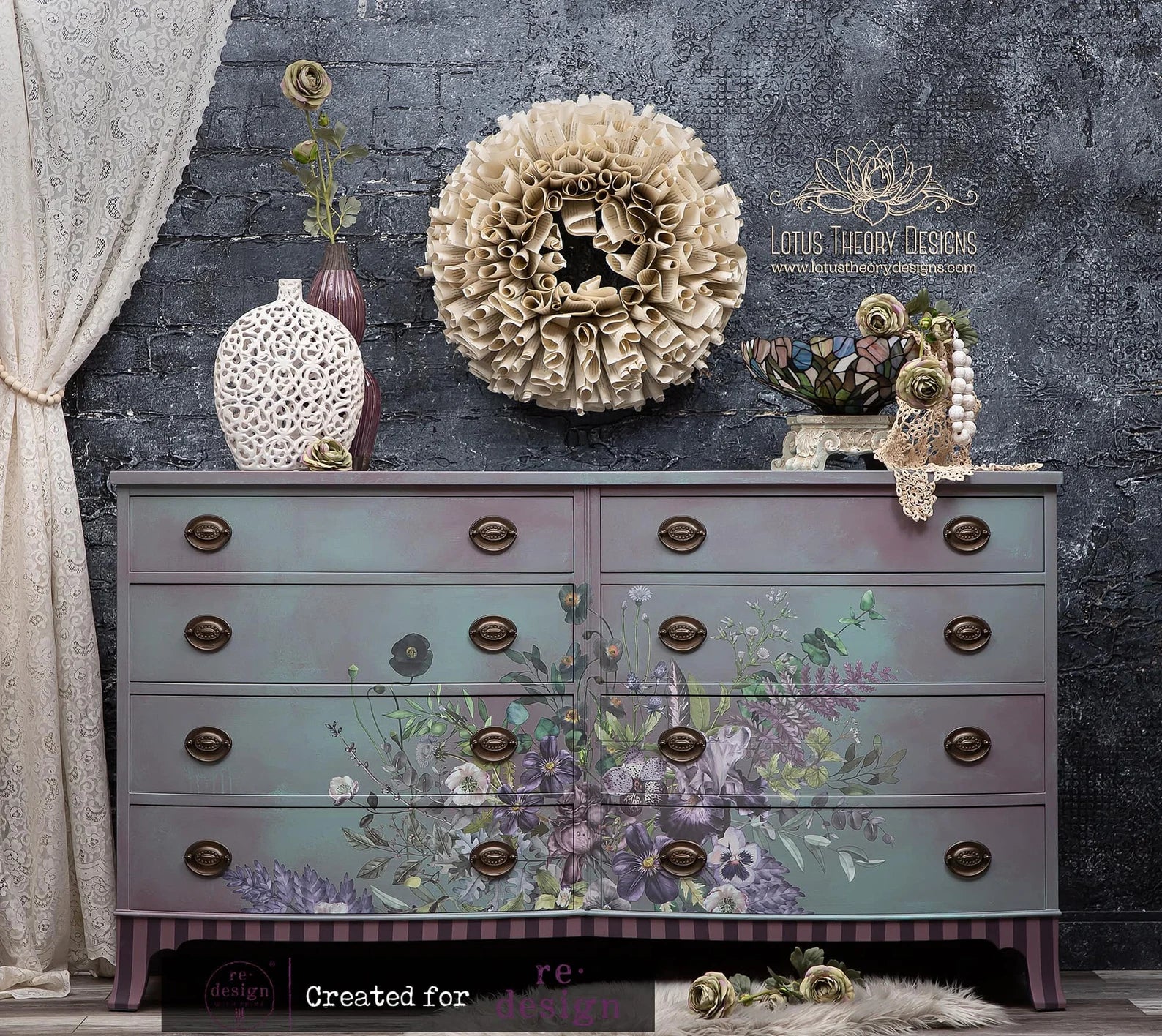 Vigorous Violet Transfer, Redesign Decor Transfers® - Vigorous Violet