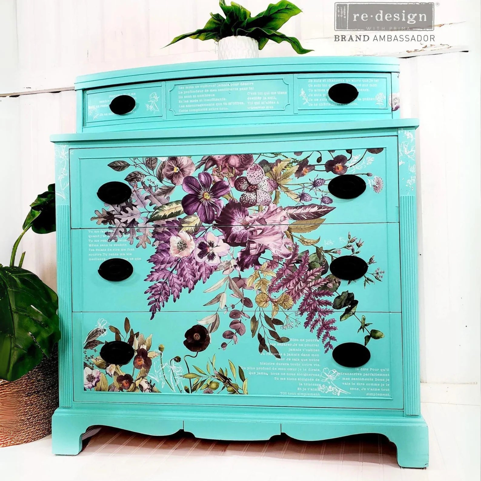 Vigorous Violet Transfer, Redesign Decor Transfers® - Vigorous Violet