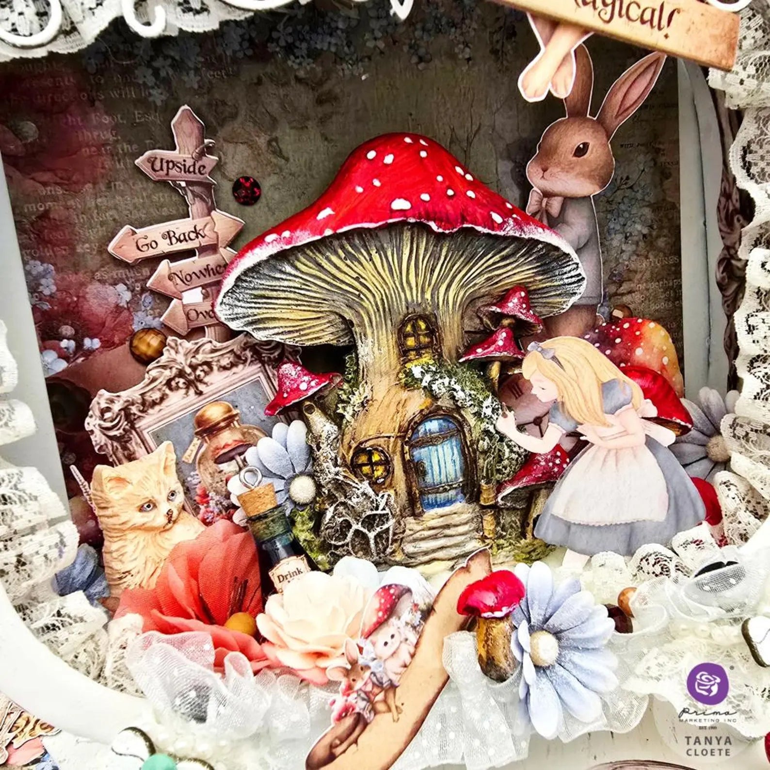 Return To Wonderland Collection Fairyland Mould, Alice and Wonderland