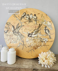 Large Rustic Vintage Transfer, Furniture Transfers