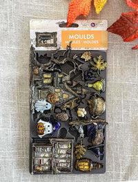 Bewitched Collection Mould - Bewitched Mould - 1 pc, 5"x8"x8mm, Halloween Mould
