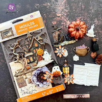 Bewitched Collection Mould - Bewitched Mould - 1 pc, 5"x8"x8mm, Halloween Mould