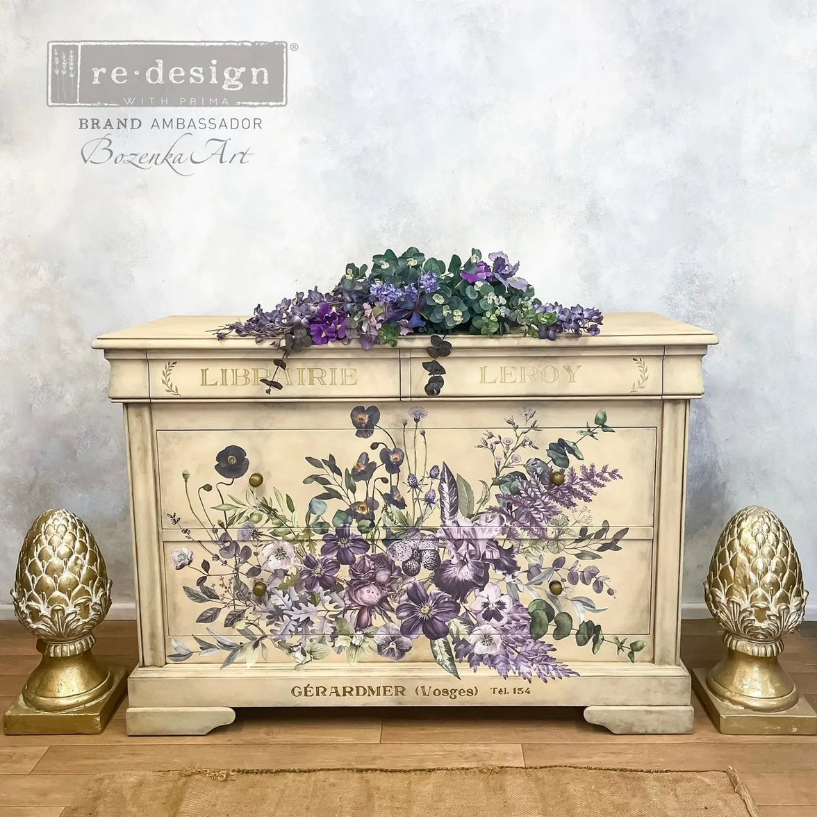 Vigorous Violet Transfer, Redesign Decor Transfers® - Vigorous Violet