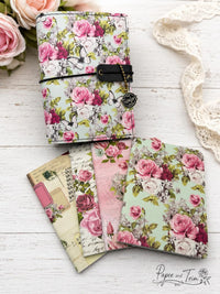 Passport Cover With Inserts, Prima Marketing Inc, Misty Rose Passport Cover, Pocket Size Notebook Cover