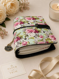Passport Cover With Inserts, Prima Marketing Inc, Misty Rose Passport Cover, Pocket Size Notebook Cover