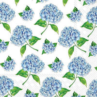 Blue Hydrangea Flower Napkins - Decoupage Paper, DIY Crafts