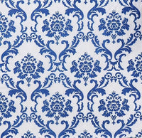 Blue Floral Decoupage Napkins (Set of 3): Shabby Chic DIY Paper