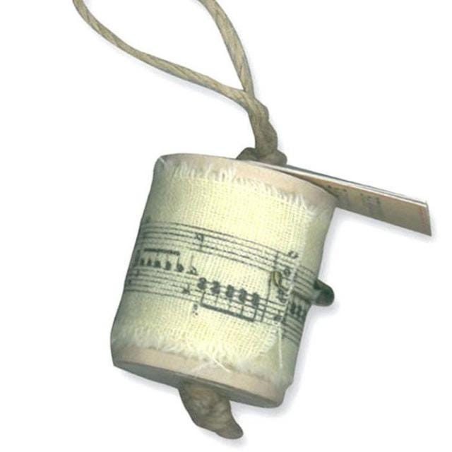 Blue Stamperia Love Ribbon – Vintage Style Wood Spool, 1.5"