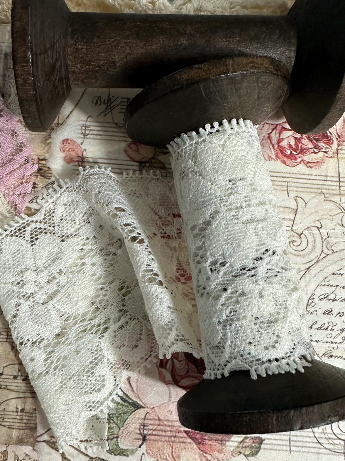 Spool - Wooden Spools #2, Vintage Style Wood Spools, Ribbon Storage, Vintage Wood Spool, Photography Props, Sewing Spools, Embroidery Spools