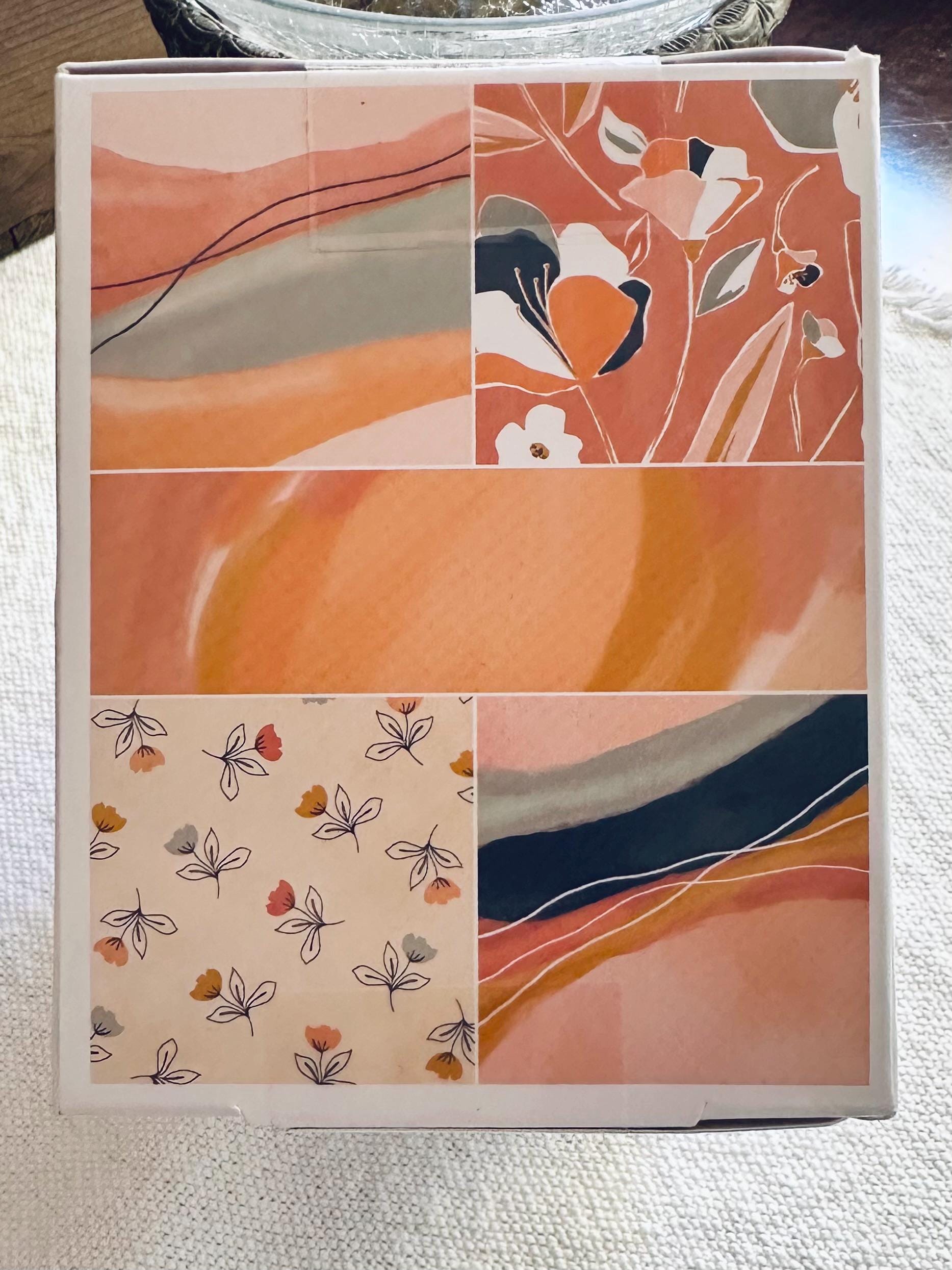 Peach Marble Note Cards: 50 Cards with Envelopes